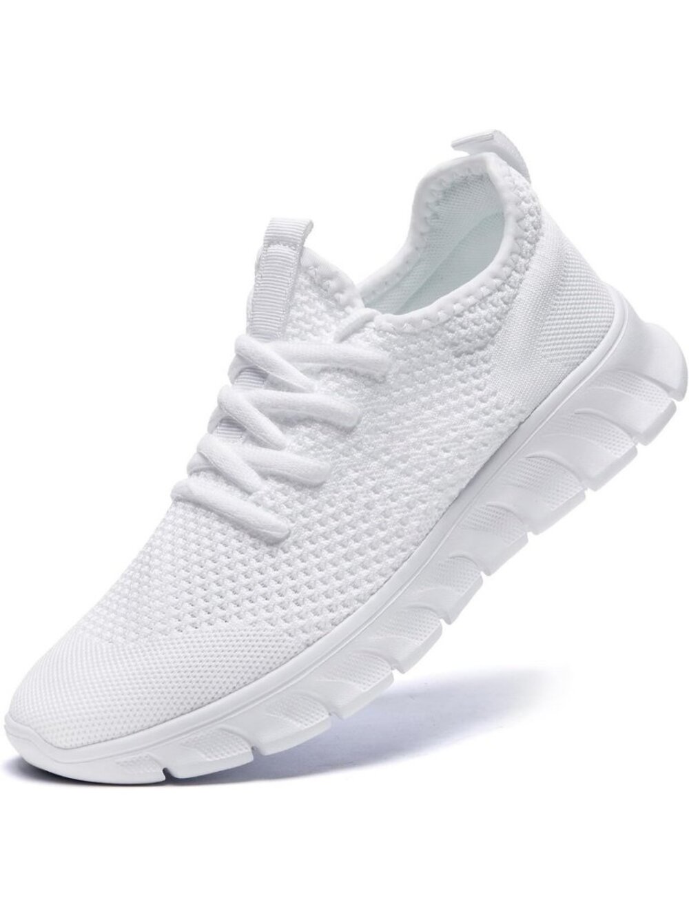 Men's Slip-On Running Sneakers - Lightweight Athletic Tennis Walking Shoes